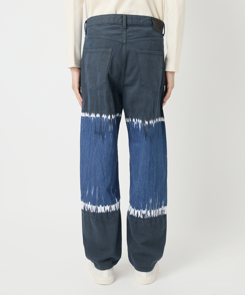 EDIFICE LA BOUCLE（エディフィスラブークル）の「【LA BOUCLE / ラブークル】5ポケット デニム (ブリーチ&ダイ)（デニムパンツ・メンズ・ネイビー・1/2）」の11枚目の写真