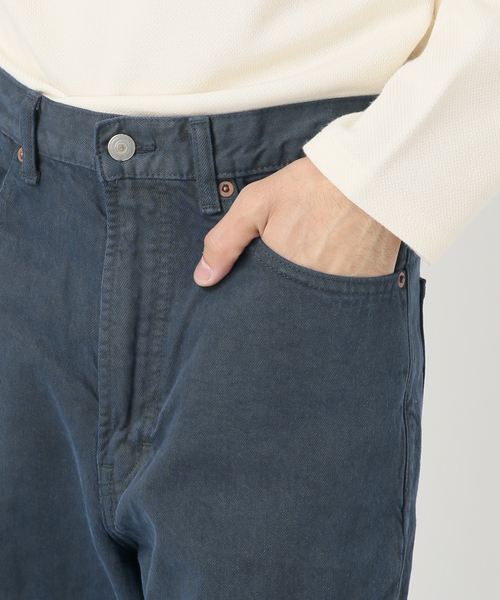 EDIFICE LA BOUCLE（エディフィスラブークル）の「【LA BOUCLE / ラブークル】5ポケット デニム (ブリーチ&ダイ)（デニムパンツ・メンズ・ネイビー・1/2）」の16枚目の写真