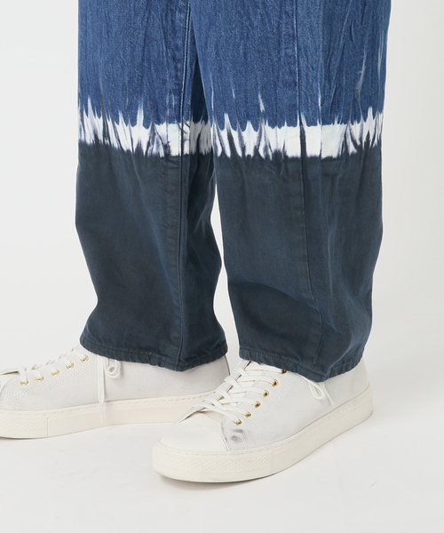 EDIFICE LA BOUCLE（エディフィスラブークル）の「【LA BOUCLE / ラブークル】5ポケット デニム (ブリーチ&ダイ)（デニムパンツ・メンズ・ネイビー・1/2）」の17枚目の写真