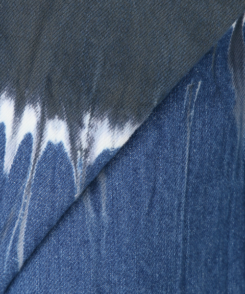 EDIFICE LA BOUCLE（エディフィスラブークル）の「【LA BOUCLE / ラブークル】5ポケット デニム (ブリーチ&ダイ)（デニムパンツ・メンズ・ネイビー・1/2）」の22枚目の写真