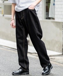ルーズシルエットワイドデニムパンツ
