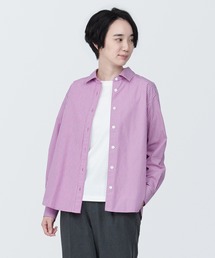 無印良品 | 婦人　洗いざらし　ブロードレギュラーカラー長袖シャツ(シャツ/ブラウス)