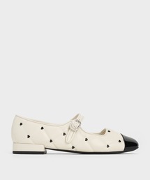 CHARLES & KEITH | Dahlia ダリア ハートプリントメリージェーン(パンプス)