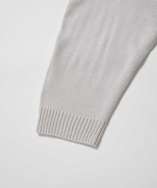 re_k by JUNRED（レクバイジュンレッド）の「re_k by JUNRED / カラースキームラインオーバーカーディガン（カーディガン/ボレロ・メンズ・ライトグレー/ネイビー/ベージュ系その他・M/S/L）」の4枚目の写真