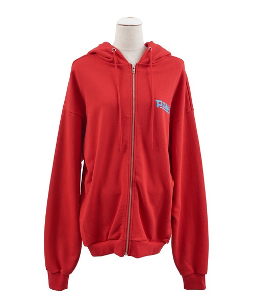 PUNYUS（プニュズ）の「ドラゴンビッグジップパーカー（パーカー・レディース・ブラック/レッド/杢グレー・2/4/3）」の11枚目の写真