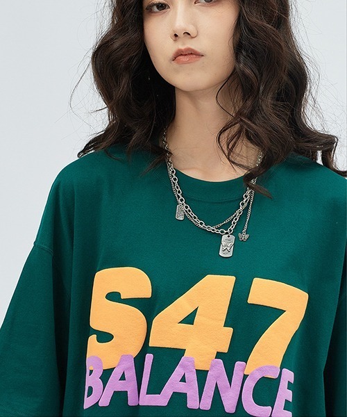 Ressaca(レサーカ)の「オーバーサイズ 発泡プリントレターロゴTシャツ(Tシャツ/カットソー・メンズ・サックスブルー/ブルー/グリーン/クリーム・L/XL/M)」の9枚目の写真