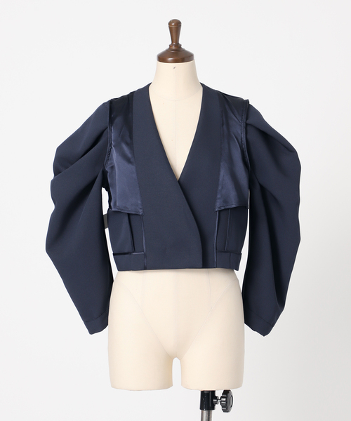 Noble（ノーブル）の「ショルダーコンシャスショートジャケット（ノー