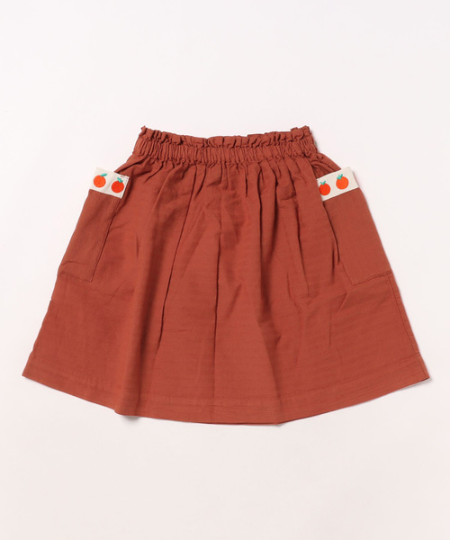 BOBO CHOSES（ボボショーズ）の「Pockets woven skirt（スカート・キッズ・バーガンディー・12Y-14Y/2y-3y/4-5YEAR/6-7YEAR/8Y-10Y/10Y-12Y）」の4枚目の写真