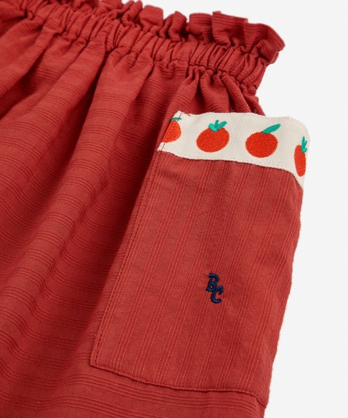 BOBO CHOSES（ボボショーズ）の「Pockets woven skirt（スカート・キッズ・バーガンディー・12Y-14Y/2y-3y/4-5YEAR/6-7YEAR/8Y-10Y/10Y-12Y）」の3枚目の写真