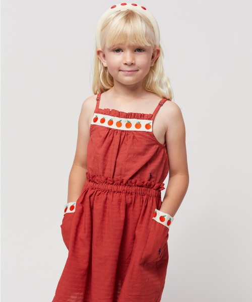 BOBO CHOSES（ボボショーズ）の「Pockets woven skirt（スカート・キッズ・バーガンディー・12Y-14Y/2y-3y/4-5YEAR/6-7YEAR/8Y-10Y/10Y-12Y）」の2枚目の写真