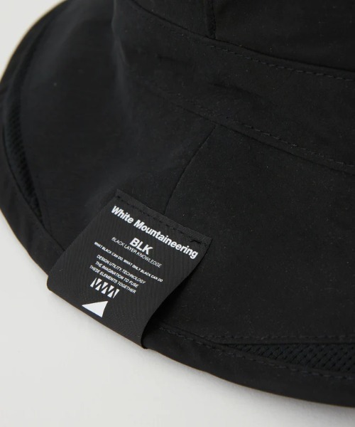 WHITE MOUNTAINEERING（ホワイトマウンテニアリング）の「CROSSPEAK HAT（ハット・メンズ・ブラック・FREE）」の2枚目の写真