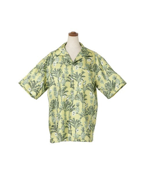 KEITA MARUYAMA（ケイタマルヤマ）の「Island Wall Print SH（シャツ/ブラウス・レディース・イエロー/ベージュ・S/L/M）」の2枚目の写真