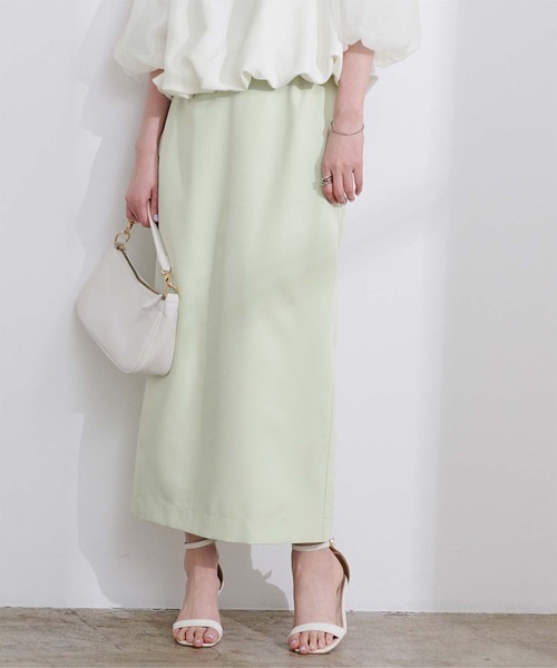 UR'S（ユアーズ）の「ハイウエストタイトスカート（スカート・レディース・グリーン/ブラック/アイボリー・S/M/L）」の8枚目の写真