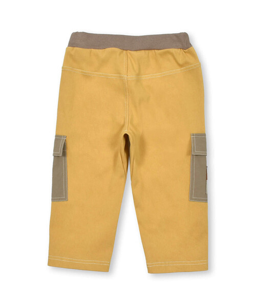 Noeil aime BeBe（ノイユエイムベベ）の「ツイルニット配色ポケットカーゴパンツ(80~130cm)（カーゴパンツ・キッズ・ネイビー/イエロー・120cm/90cm/130cm/110cm/100cm/80ｃｍ）」の8枚目の写真