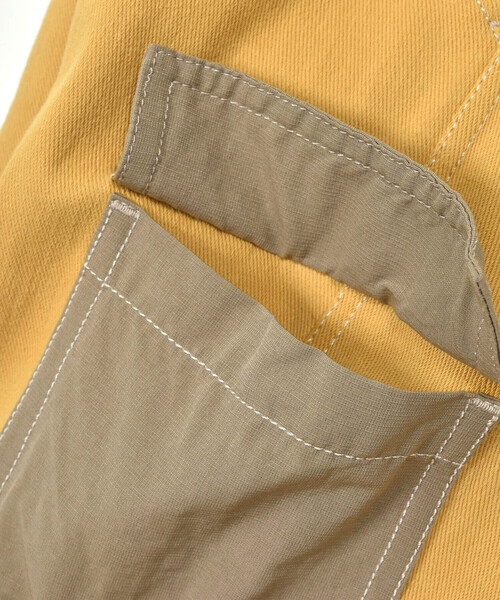 Noeil aime BeBe（ノイユエイムベベ）の「ツイルニット配色ポケットカーゴパンツ(80~130cm)（カーゴパンツ・キッズ・ネイビー/イエロー・120cm/90cm/130cm/110cm/100cm/80ｃｍ）」の15枚目の写真