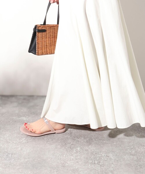 FABIO RUSCONI（ファビオルスコーニ）の「【FABIO RUSCONI/ファビオルスコーニ】PVCビジューサンダル（サンダル・レディース・ブラック/ピンクベージュ・36/37/38）」の18枚目の写真