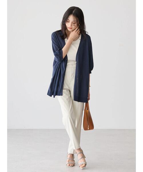 AMERICAN HOLIC（アメリカンホリック）の「抗菌防臭Dailyテレコタンクトップ（インナーウェア/肌着・レディース・ブラック/チャコールグレー/グレイッシュベージュ/オフホワイト・M/L）」の11枚目の写真