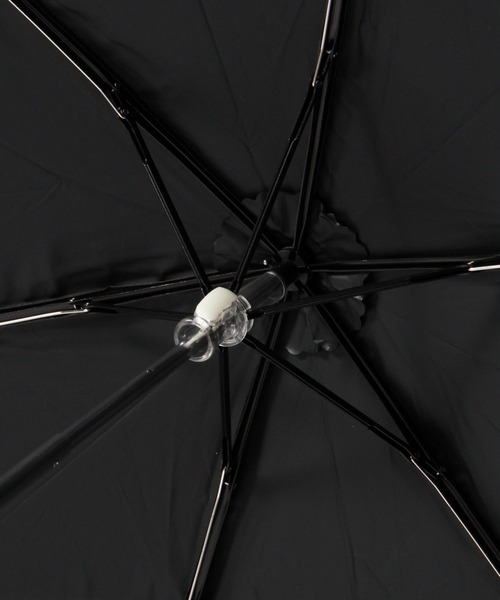 GLOBAL WORK(グローバルワーク)の「エアかる晴雨兼用折り畳み/989653(折りたたみ傘・レディース・ブラック×ブラック/ホワイト×ホワイト/ホワイト×グレー/ブルー系2/ベージュ×ブラック/グレー×ホワイト・ONE SIZE)」の16枚目の写真