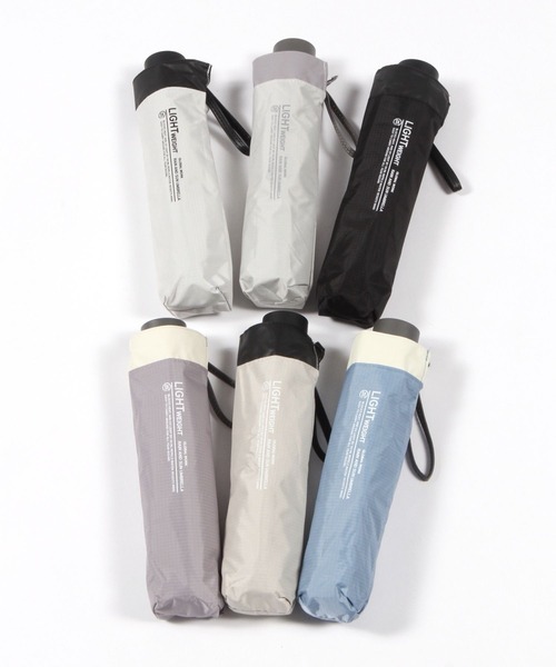 GLOBAL WORK(グローバルワーク)の「エアかる晴雨兼用折り畳み/989653(折りたたみ傘・レディース・ブラック×ブラック/ホワイト×ホワイト/ホワイト×グレー/ブルー系2/ベージュ×ブラック/グレー×ホワイト・ONE SIZE)」の22枚目の写真