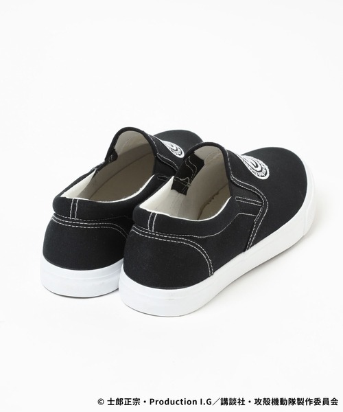 RAGEBLUE(レイジブルー)の「【攻殻機動隊 S.A.C.】コラボ/刺繍スリッポン(スリッポン・メンズ・ブラック・MEDIUM/LARGE)」の5枚目の写真