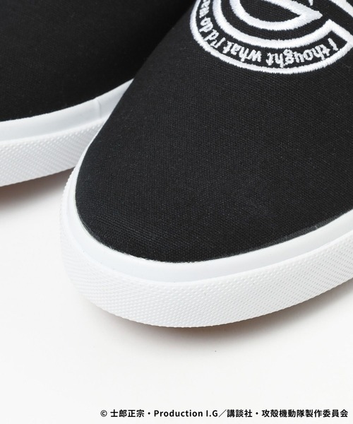 RAGEBLUE(レイジブルー)の「【攻殻機動隊 S.A.C.】コラボ/刺繍スリッポン(スリッポン・メンズ・ブラック・MEDIUM/LARGE)」の9枚目の写真