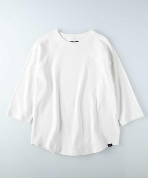 GUNG HO（ガンホー）の「【GUNG HO】別注サーマル7分袖T（Tシャツ/カットソー・メンズ・ホワイト/ブラック・M/L/XL）」の8枚目の写真