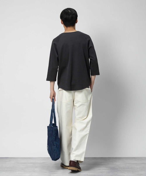 GUNG HO（ガンホー）の「【GUNG HO】別注サーマル7分袖T（Tシャツ/カットソー・メンズ・ホワイト/ブラック・M/L/XL）」の7枚目の写真