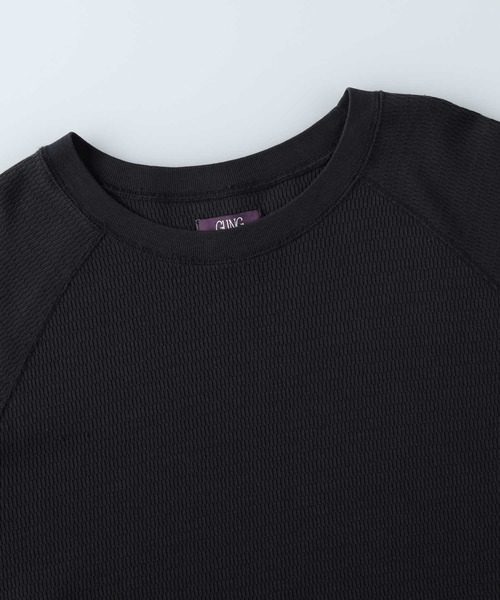 GUNG HO（ガンホー）の「【GUNG HO】別注サーマル7分袖T（Tシャツ/カットソー・メンズ・ホワイト/ブラック・M/L/XL）」の11枚目の写真