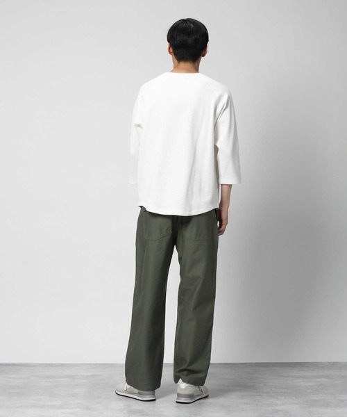 GUNG HO（ガンホー）の「【GUNG HO】別注サーマル7分袖T（Tシャツ/カットソー・メンズ・ホワイト/ブラック・M/L/XL）」の5枚目の写真