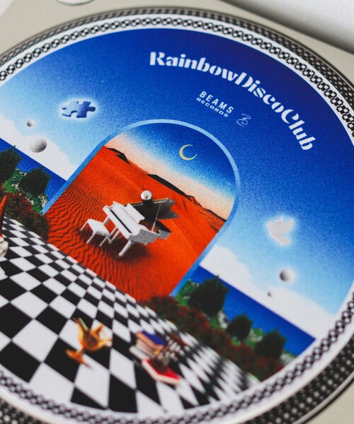 BEAMS RECORDS（ビームスレコーズ）の「Rainbow Disco Club × BEAMS RECORDS / Slipmat（レコード・メンズ・その他・ONE SIZE）」の2枚目の写真