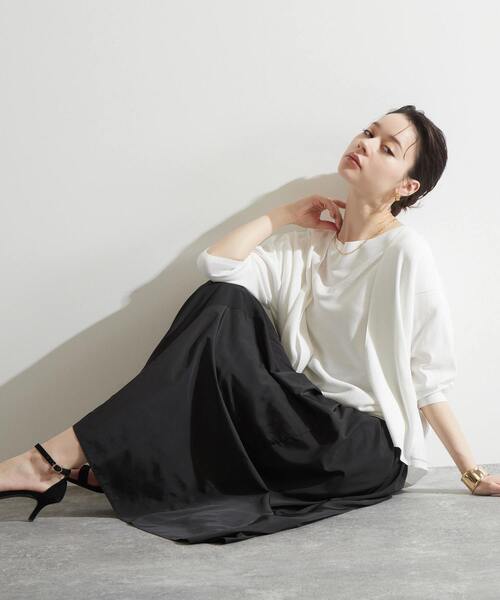 Liesse(リエス)の「ニットショートカーディガン(カーディガン/ボレロ・レディース・ホワイト/ネイビー/パープル・FREE)」の6枚目の写真