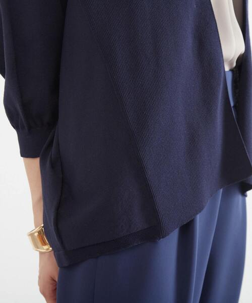 Liesse(リエス)の「ニットショートカーディガン(カーディガン/ボレロ・レディース・ホワイト/ネイビー/パープル・FREE)」の17枚目の写真