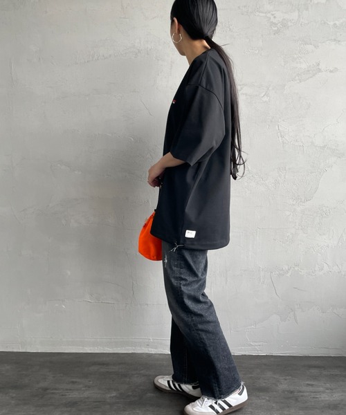 NANGA/ナンガ] 別注 ルーズフィット ドローコードポケットTシャツ NANGA/ナンガ] 別注 ルーズフィット ドローコードポケットT