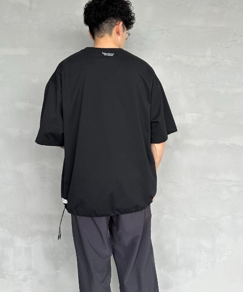 NANGA/ナンガ] 別注 ワンポイントロゴ刺繍 ルーズフィットドロー