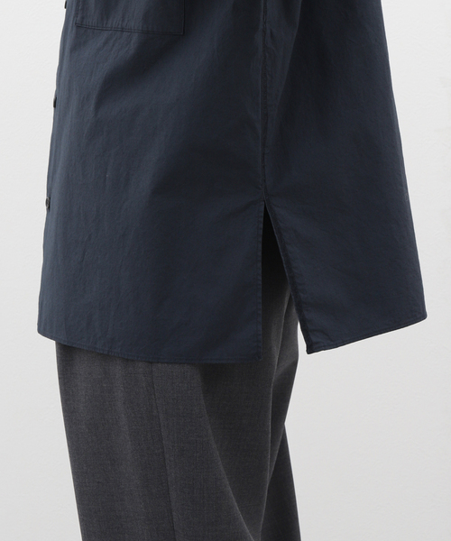 CALMER（カルメール）の「【CALMER / カルメール】別注 ナチュラル ダイ BIGシャツ（シャツ/ブラウス・メンズ・チャコールグレー/アイボリー・FREE）」の14枚目の写真