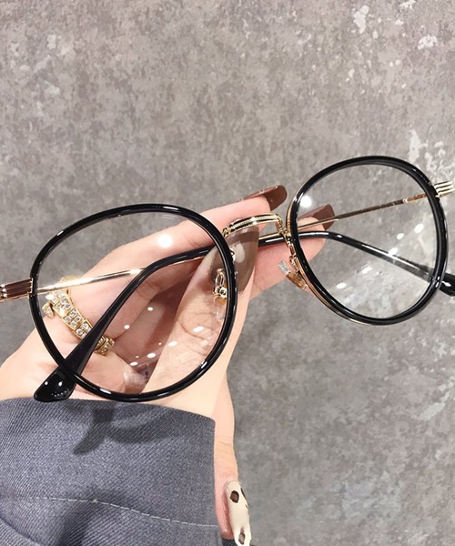 Bifrost(ビフレスト)の「クリアレンズメガネ(メガネ・レディース・ブラック系その他/ブラック/グレー/レオパード/ピンクゴールド・FREE)」の6枚目の写真