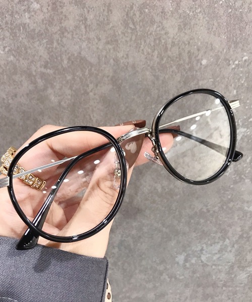 Bifrost(ビフレスト)の「クリアレンズメガネ(メガネ・レディース・ブラック系その他/ブラック/グレー/レオパード/ピンクゴールド・FREE)」の8枚目の写真