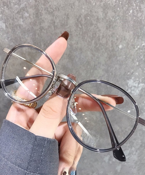 Bifrost(ビフレスト)の「クリアレンズメガネ(メガネ・レディース・ブラック系その他/ブラック/グレー/レオパード/ピンクゴールド・FREE)」の7枚目の写真