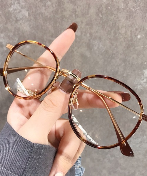 Bifrost(ビフレスト)の「クリアレンズメガネ(メガネ・レディース・ブラック系その他/ブラック/グレー/レオパード/ピンクゴールド・FREE)」の10枚目の写真