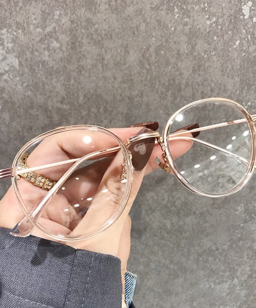 Bifrost(ビフレスト)の「クリアレンズメガネ(メガネ・レディース・ブラック系その他/ブラック/グレー/レオパード/ピンクゴールド・FREE)」の14枚目の写真