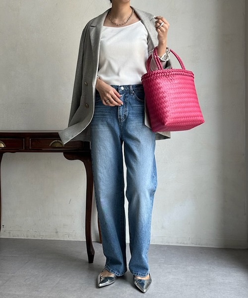 DouDou（ドゥドゥ）の「【WEB限定】 デニムパンツ（デニムパンツ・レディース・インディゴブルー・LARGE/MEDIUM）」の5枚目の写真