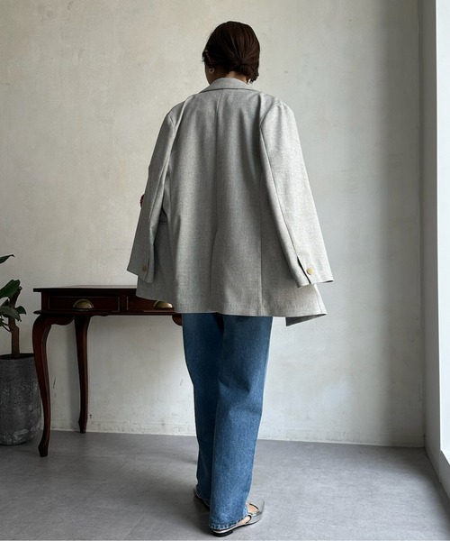 DouDou（ドゥドゥ）の「【WEB限定】 デニムパンツ（デニムパンツ・レディース・インディゴブルー・LARGE/MEDIUM）」の6枚目の写真