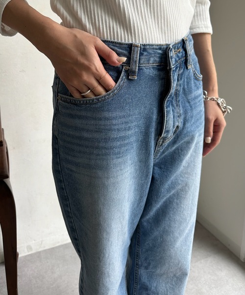 DouDou（ドゥドゥ）の「【WEB限定】 デニムパンツ（デニムパンツ・レディース・インディゴブルー・LARGE/MEDIUM）」の17枚目の写真