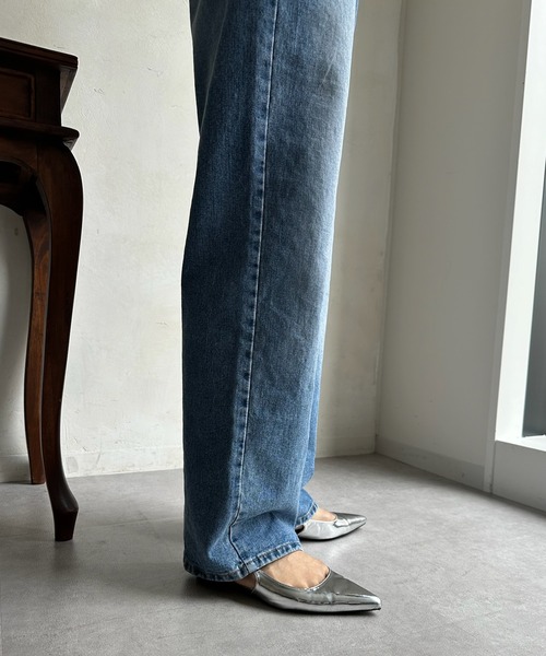 DouDou（ドゥドゥ）の「【WEB限定】 デニムパンツ（デニムパンツ・レディース・インディゴブルー・LARGE/MEDIUM）」の18枚目の写真