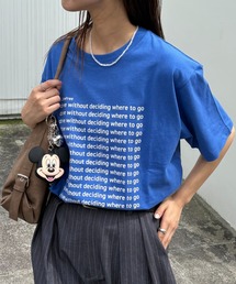 CIAOPANIC TYPY | 【UNISEX】【全12色展開】メッセージプリント半袖Tee(Tシャツ/カットソー)