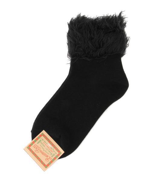 BEAMS BOY（ビームスボーイ）の「BEAMS BOY / ファー ソックス 15（ソックス/靴下・レディース・ホワイト/ブラック/ネイビー・ONE SIZE）」の5枚目の写真