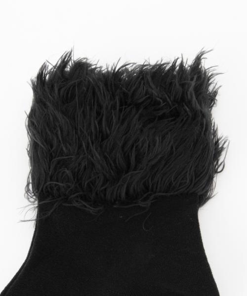 BEAMS BOY（ビームスボーイ）の「BEAMS BOY / ファー ソックス 15（ソックス/靴下・レディース・ホワイト/ブラック/ネイビー・ONE SIZE）」の14枚目の写真