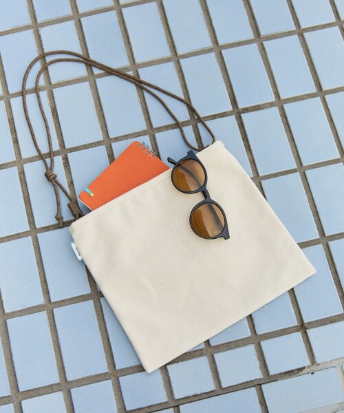 FREAK'S STORE（フリークスストア）の「限定展開　PROTO No./プロトナンバー　別注 SACOCHE/サコッシュ（ショルダーバッグ）（ボディバッグ/ウエストポーチ・レディース・ブラック/グレー/ナチュラル・ONE SIZE）」の21枚目の写真