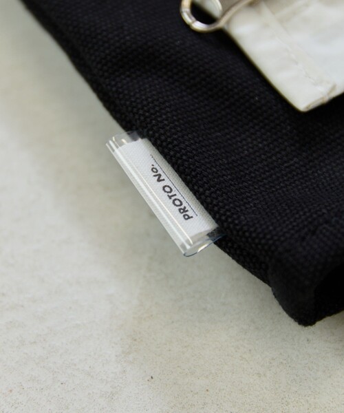 FREAK'S STORE（フリークスストア）の「限定展開　PROTO No./プロトナンバー　別注 SACOCHE/サコッシュ（ショルダーバッグ）（ボディバッグ/ウエストポーチ・レディース・ブラック/グレー/ナチュラル・ONE SIZE）」の13枚目の写真