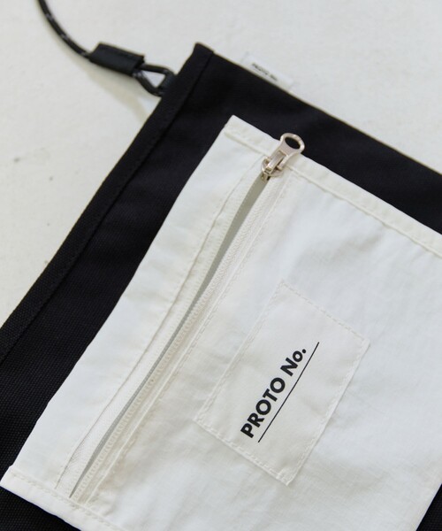 FREAK'S STORE（フリークスストア）の「限定展開　PROTO No./プロトナンバー　別注 SACOCHE/サコッシュ（ショルダーバッグ）（ボディバッグ/ウエストポーチ・レディース・ブラック/グレー/ナチュラル・ONE SIZE）」の10枚目の写真